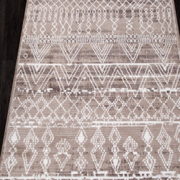 Ковер A932AC - L.BEIGE / P.WHITE - Прямоугольник - коллекция JOLI