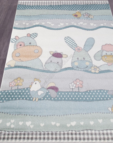 Ковер российский 2484 SOFIT (Фризе, разноцветный, кремовый)