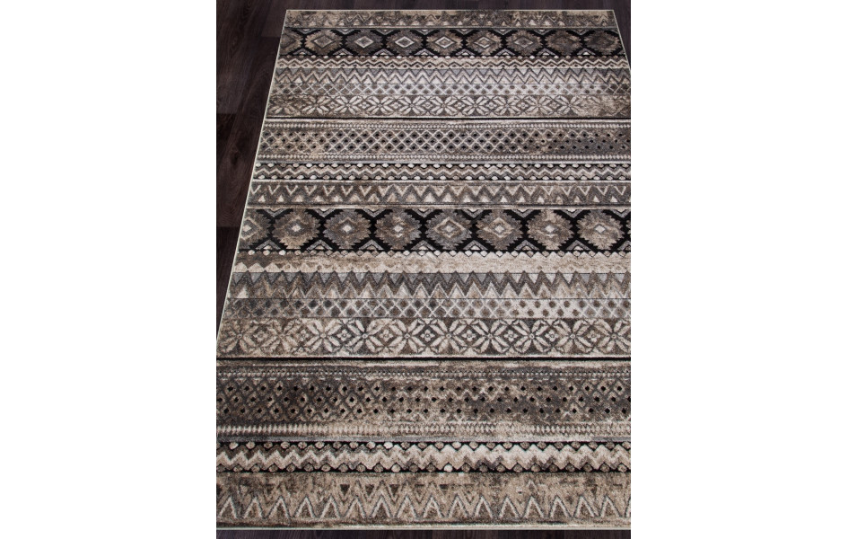 Российский ковер 4089 - BEIGE-BLACK коллекция IBIZA