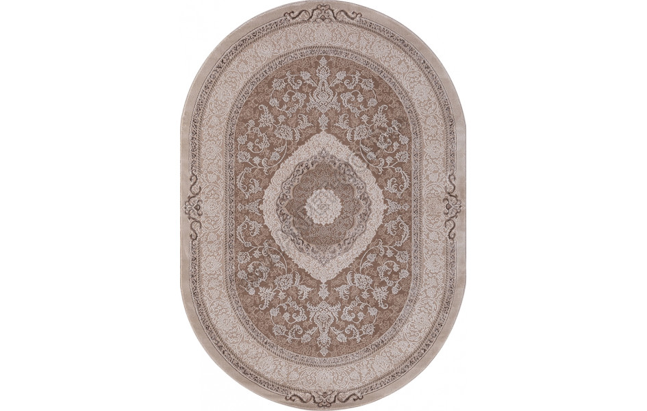 Ковер 03874B - BROWN / BROWN - Овал ARMINA