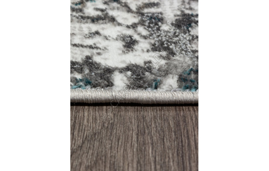 Ковер 00065A - TURQUOISE / GREY - Овал - коллекция PARADIZE